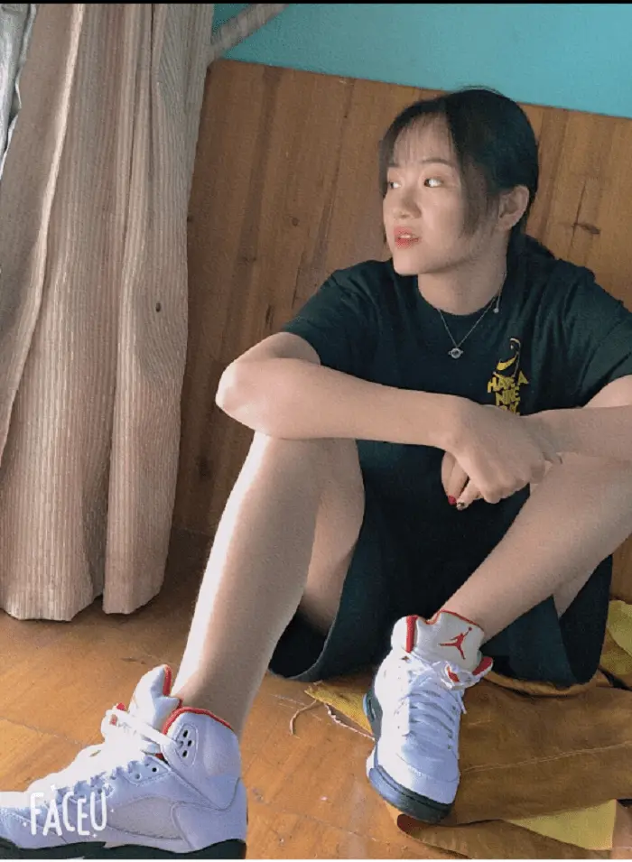 Alternative view of Giày Air Jordan 5 Low Golf 'Fire Red' CU4523-100