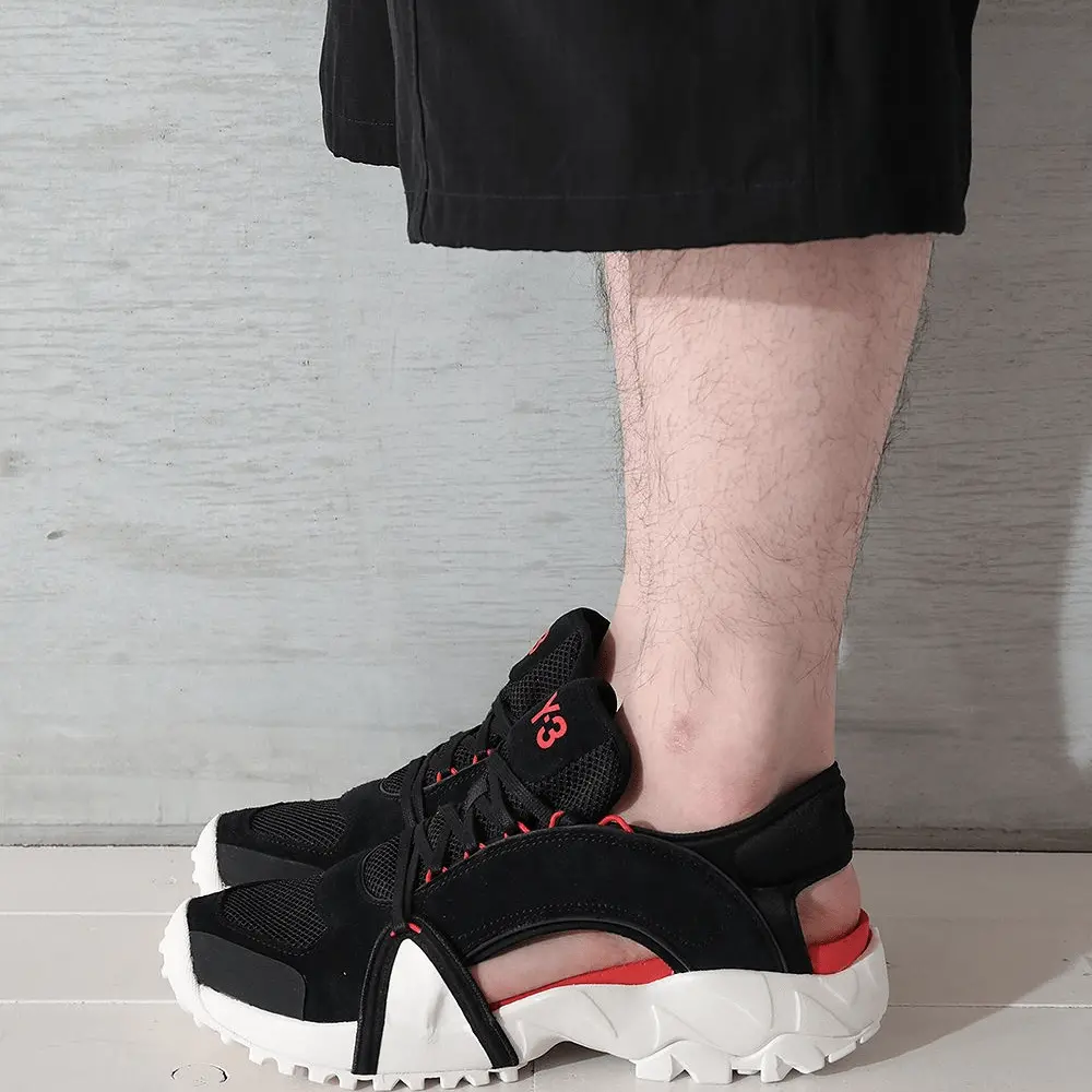 Giày Adidas Y-3 Notoma Sandal 'Black Red' FZ4510 - Ảnh 6