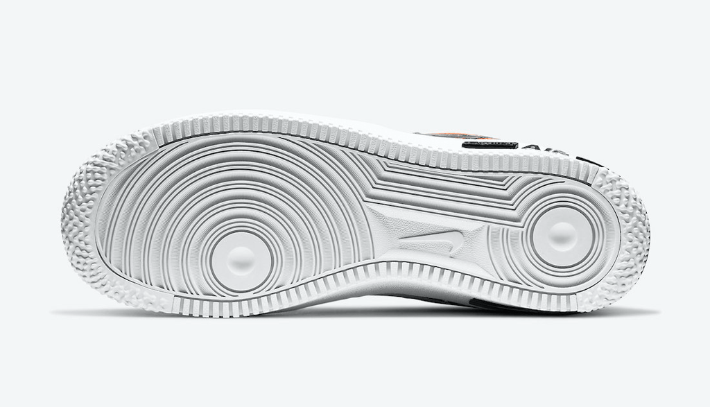 Giày Nike 3M x Air Force 1 Low Grey Vibrant Orange CT3316-002 - Ảnh 5