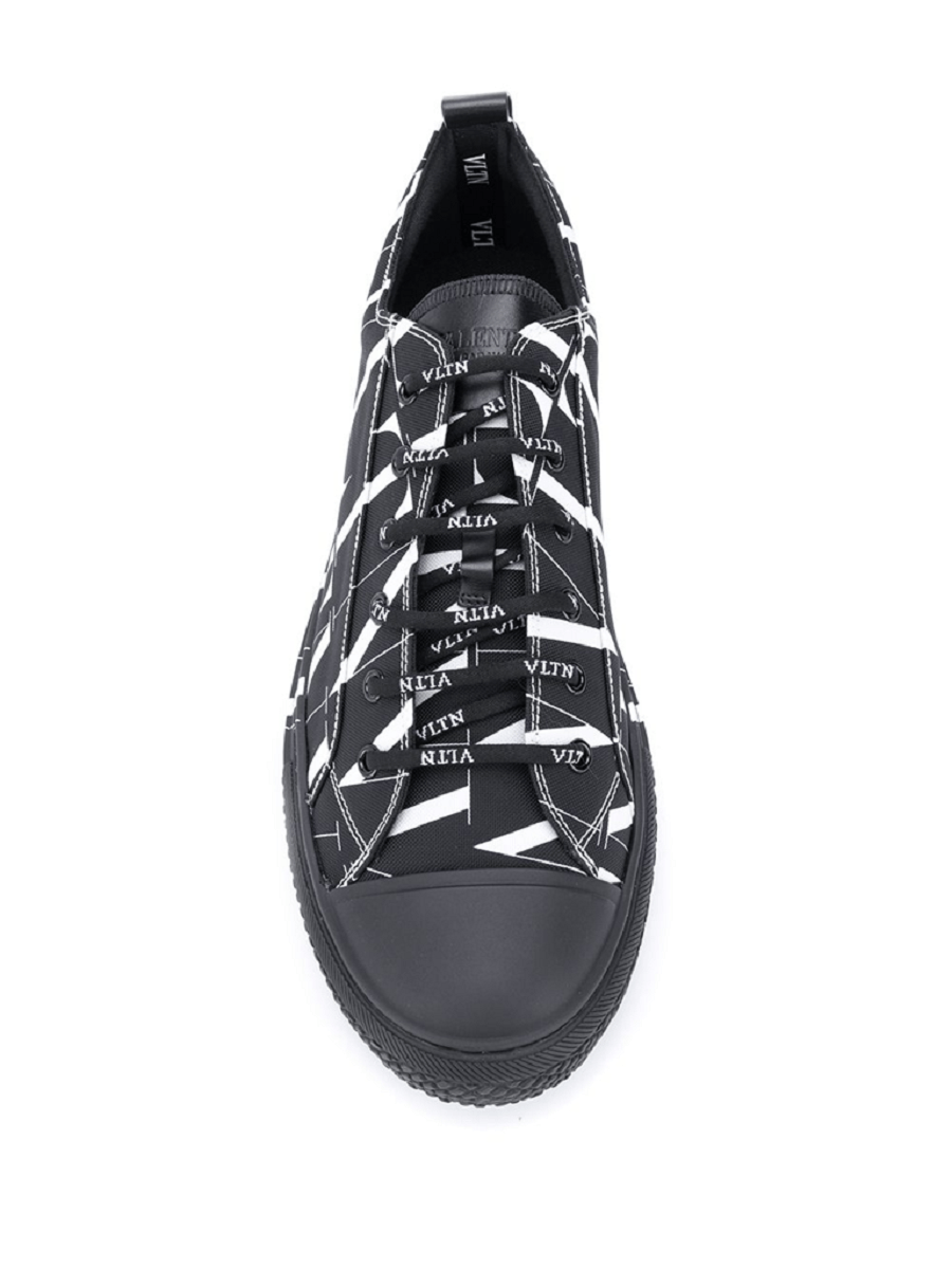 Giày Valentino Times Giggies Low-Top Fabric Sneaker UY2S0D57JKY0NI - Ảnh 3