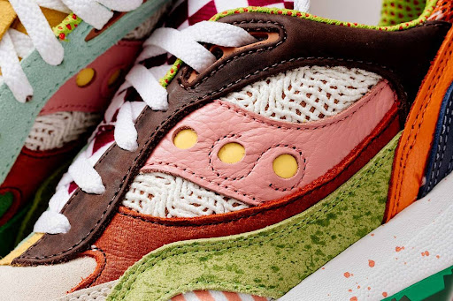 Giày Saucony Shadow 6000 Food Fight S70595-1 - Ảnh 3