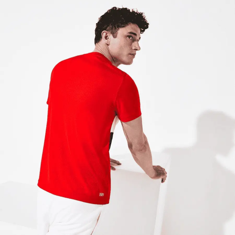 Áo Lacoste Sport Pique Red TH8427-51-YY2 - Ảnh 3