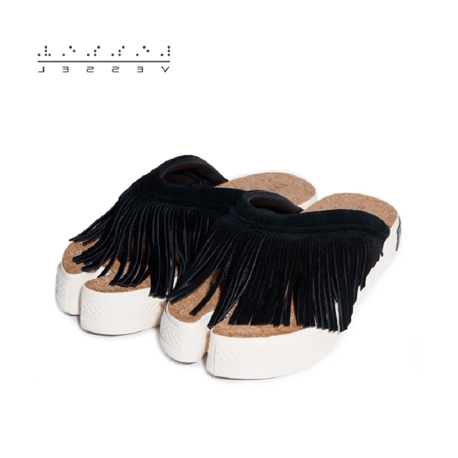 Dép xVESSEL Tassel Toe Slides - Ảnh 2