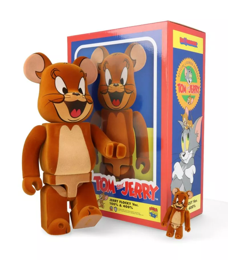 Mô Hình Bearbrick Jerry Flocky Edition 100% + 400% & 1000% - Ảnh 2