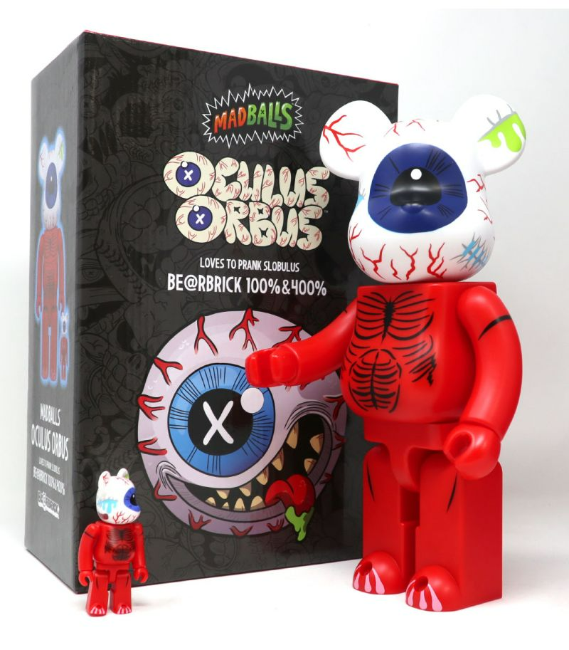 Mô Hình Bearbrick Oculus Orbus Madballs - Ảnh 2