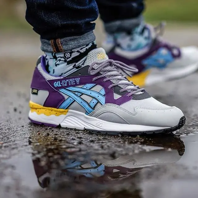 Giày Asics Gel Lyte 5 Gore-Tex 'Soft Grey Purple' H429Y-1041 - Ảnh 4