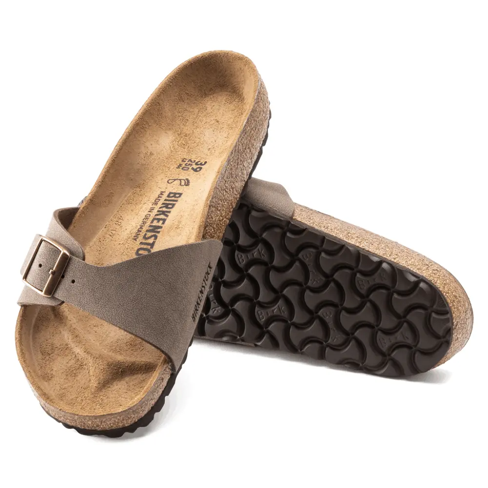 Alternative view of Dép Birkenstock Madrid Birkibuc 'Mocha' 40093