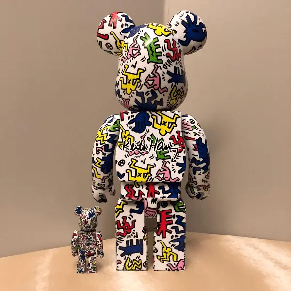 Alternative view of Mô Hình Bearbrick Keith Haring #1