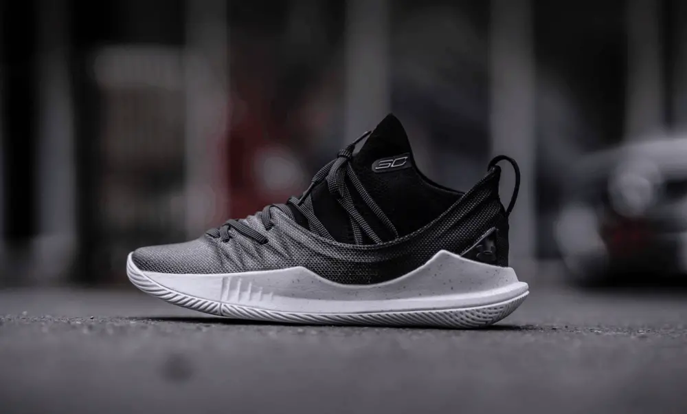 Giày Under Armour Curry 5 'Black Silver' 3020657-101 - Ảnh 5