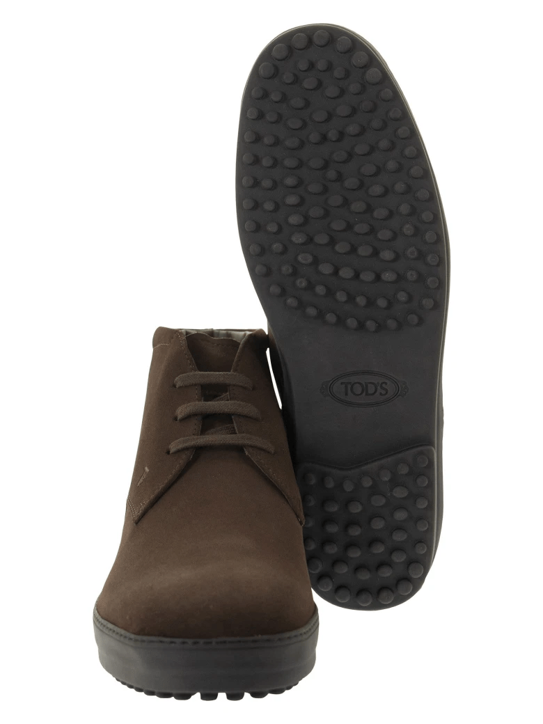 Giày Tod’s Suede Ankle Boot XXM0HW00D80HSES804 - Ảnh 4