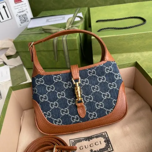 Alternative view of Túi Gucci Blue Jackie 1961 Mini Cross Body Bag 637092-2KQGG-8375
