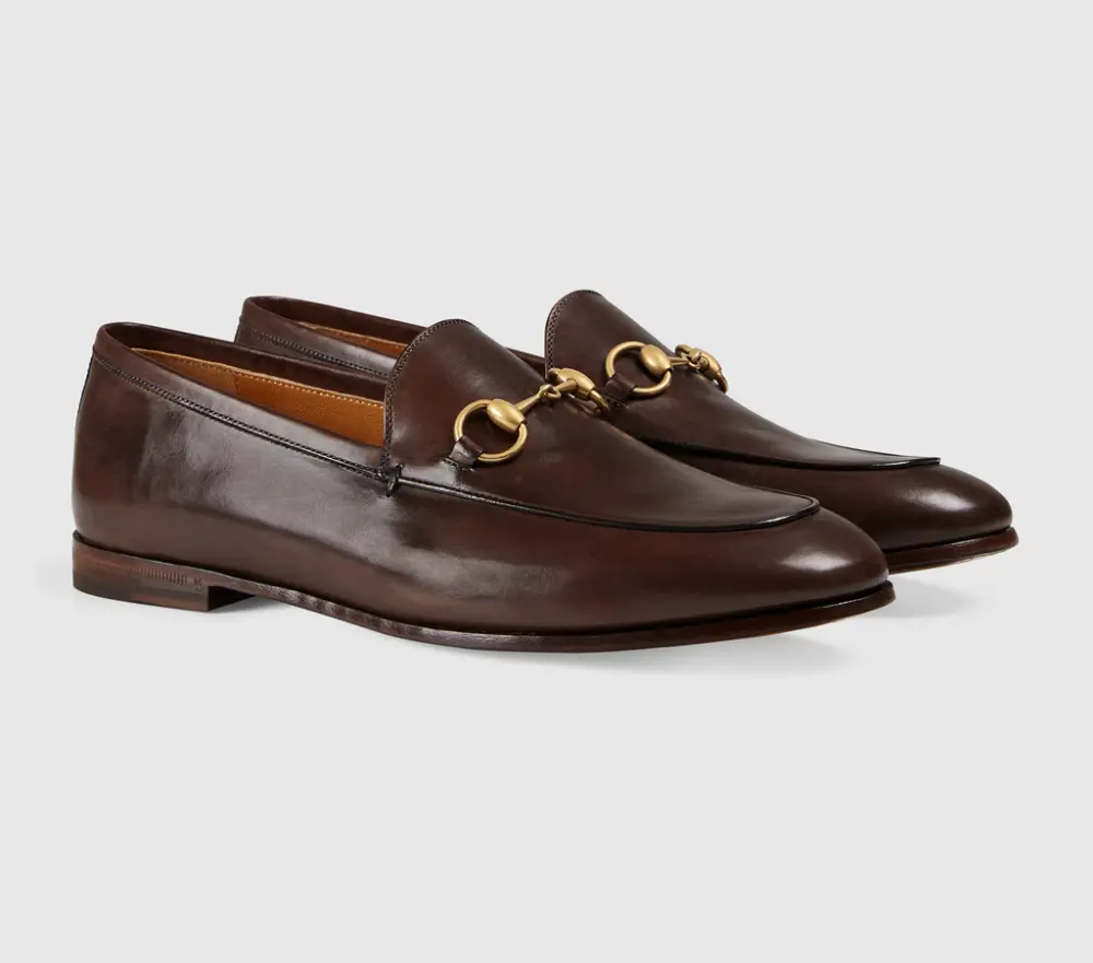 Giày Gucci Women's Jordaan Loafers 404069 BLM00 2024 - Ảnh 3