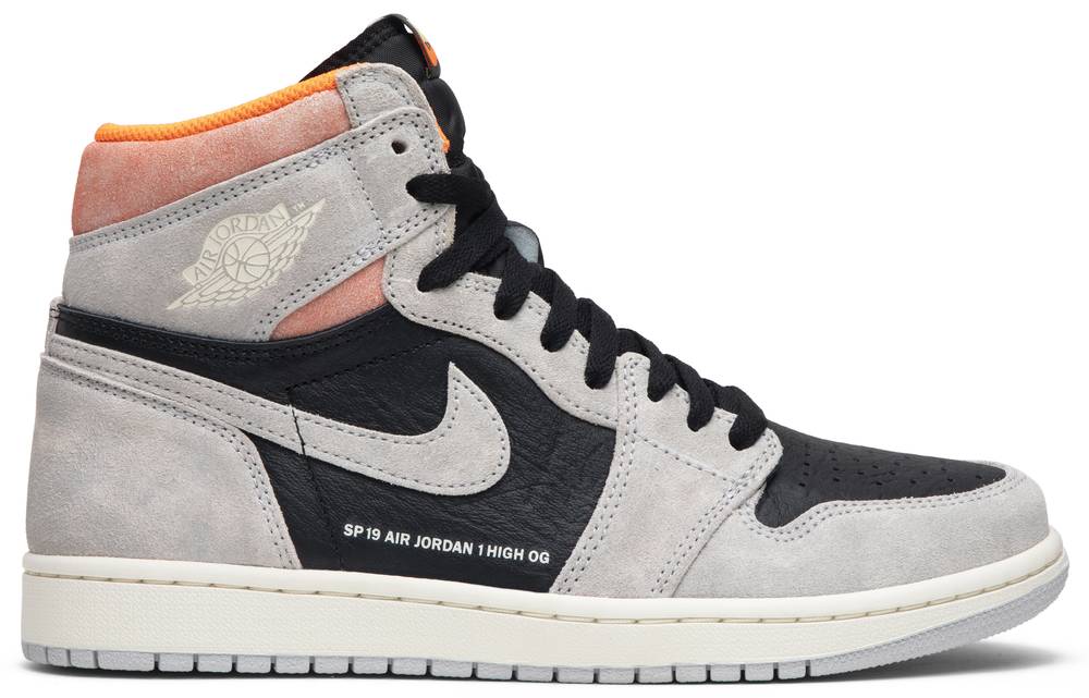 Giày Nike Air Jordan 1 Retro High 'Neutral Grey - Hyper Crimson' 555088-018