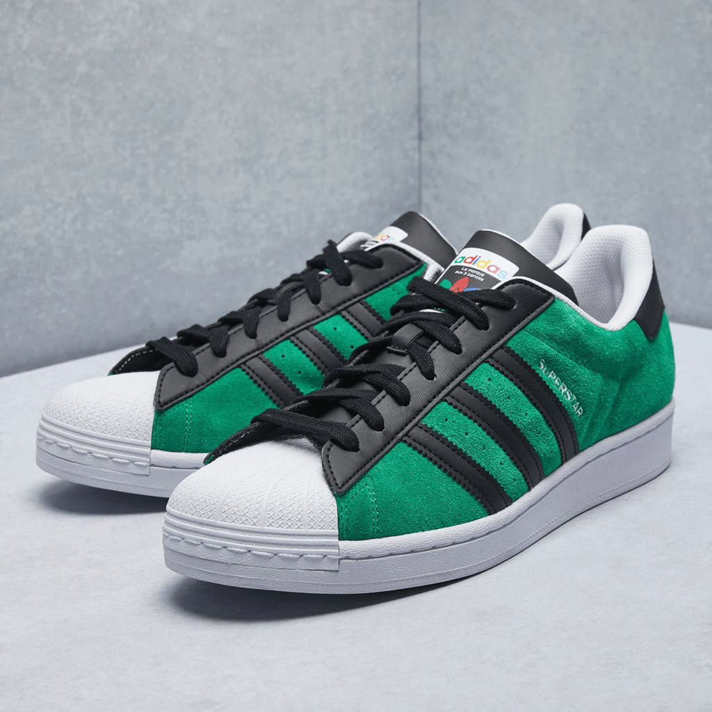 Giày Adidas Superstar 'Green Core Black' FW7844 - Ảnh 4