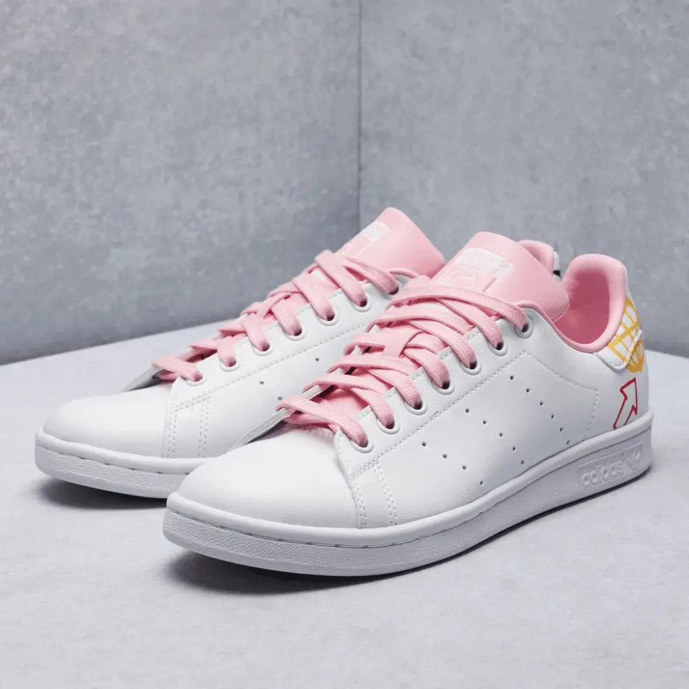 Giày Adidas Wmns Stan Smith 'Doodle White Pink' FX5680 - Ảnh 3