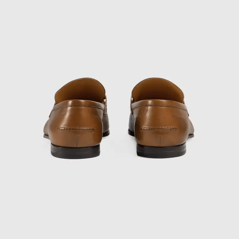 Giày Gucci Jordaan Leather Loafer 406994-BLM00-2535 - Ảnh 5
