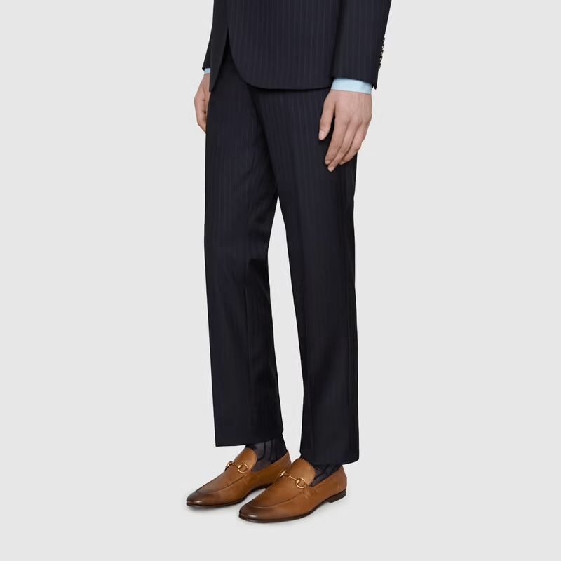 Giày Gucci Jordaan Leather Loafer 406994-BLM00-2535 - Ảnh 6