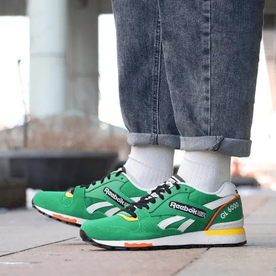 Giày Reebok Keith Haring GL 6000 'Dog and Human Heel Print' GZ1460 - Ảnh 3