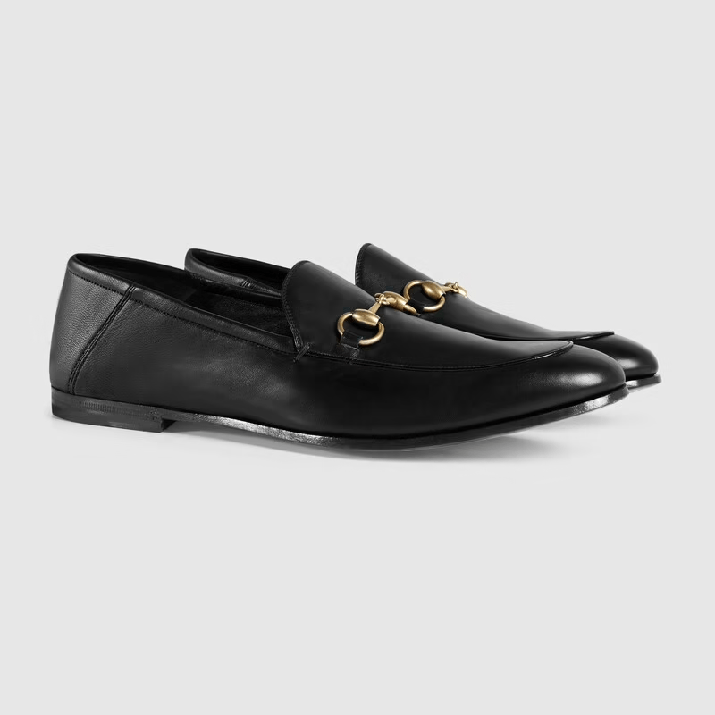 Giày Gucci Horsebit Leather Loafer 407314-DLC00-1000 - Ảnh 3