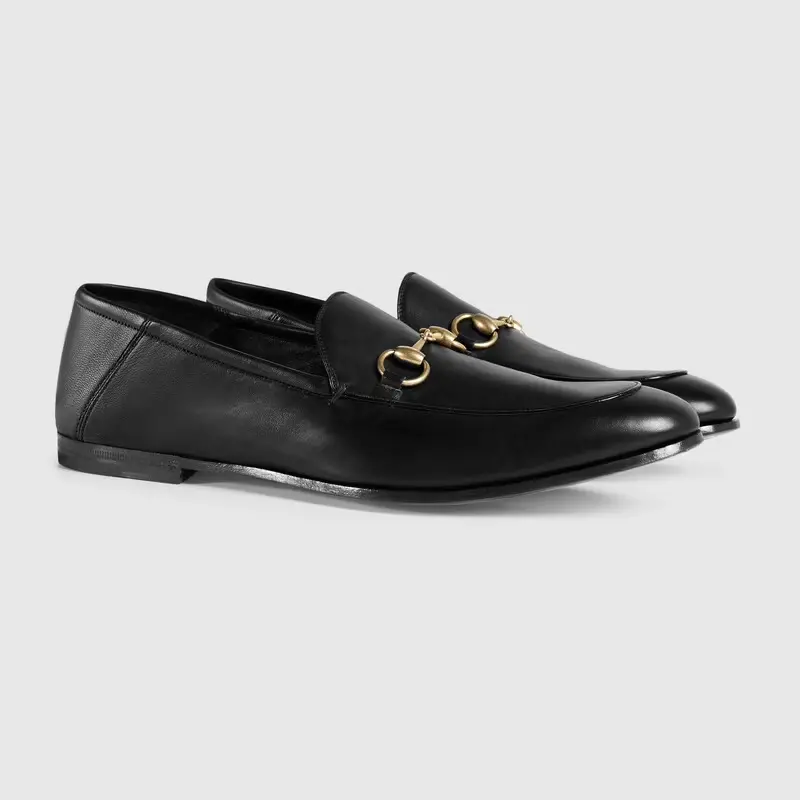 Giày Gucci Horsebit Leather Loafer 407314-DLC00-1000 - Ảnh 3