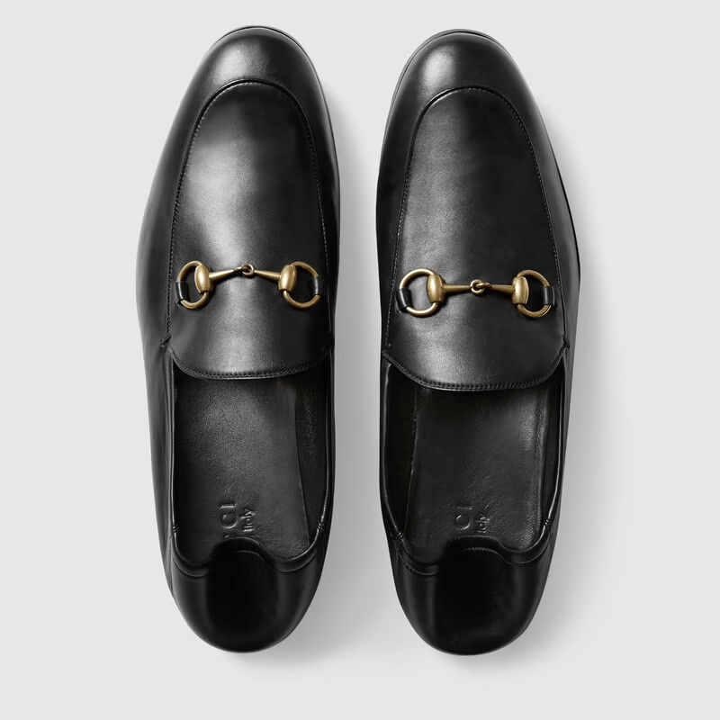 Giày Gucci Horsebit Leather Loafer 407314-DLC00-1000 - Ảnh 2