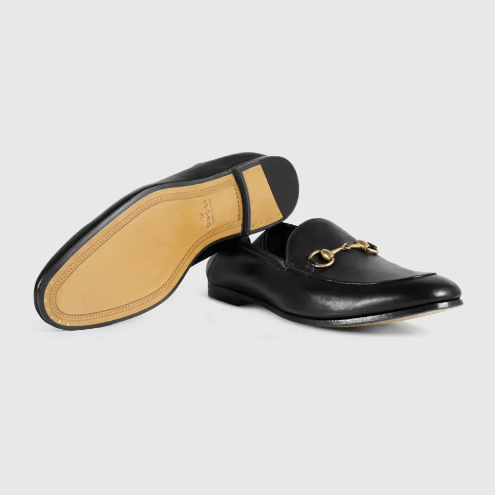 Giày Gucci Horsebit Leather Loafer 407314-DLC00-1000 - Ảnh 4