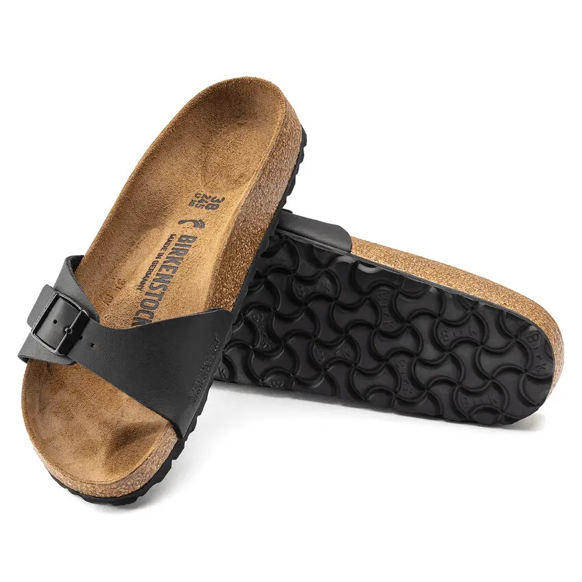 Alternative view of Dép Birkenstock Madrid Birko Flor 'Black' 40793