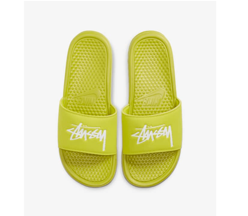 Dép Nike Stussy x Benassi 'Bright Cactus' CW2787-300 - Ảnh 4