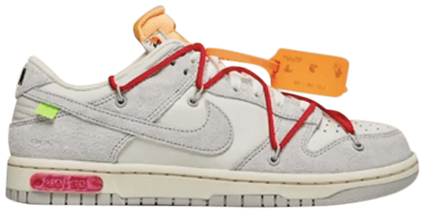 Giày Nike Off-White x Dunk Low 'Lot 40 of 50' DJ0950-103