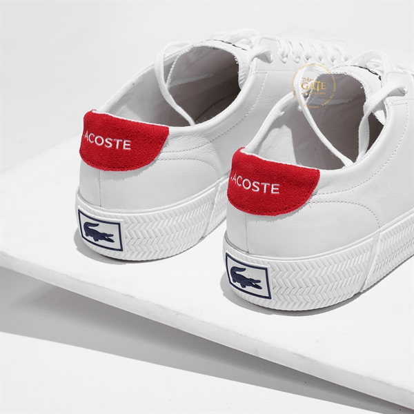 Giày Lacoste Mens Gripshot 'White Red' 740CMA0021286 - Ảnh 4