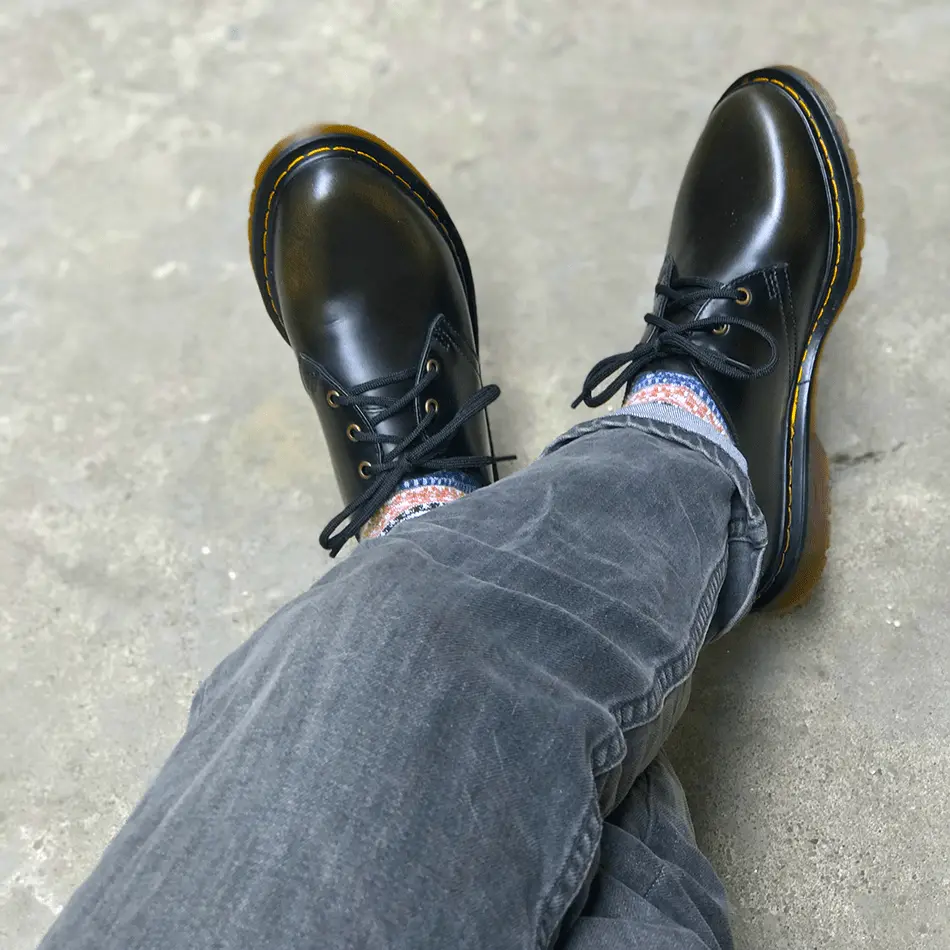 Giày Dr. Martens 1461 'Black Smooth Leather' 11838002 - Ảnh 4