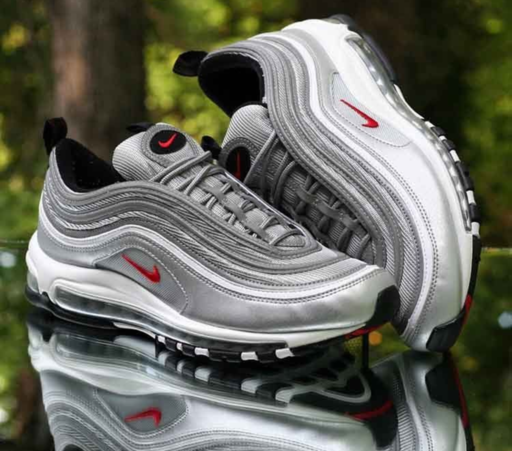 Giày Nike Air Max 97 OG QS 'Silver Bullet' 884421-001 - Ảnh 2