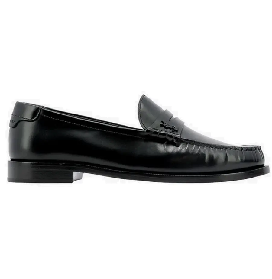Giày Saint Laurent Logo Plaque Loafer 6304741VUVV1000