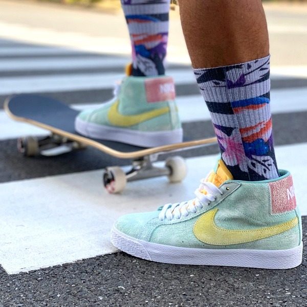 Giày Nike Zoom Blazer Mid Premium SB 'Light Dew Zitron' DA1839-300 - Ảnh 3