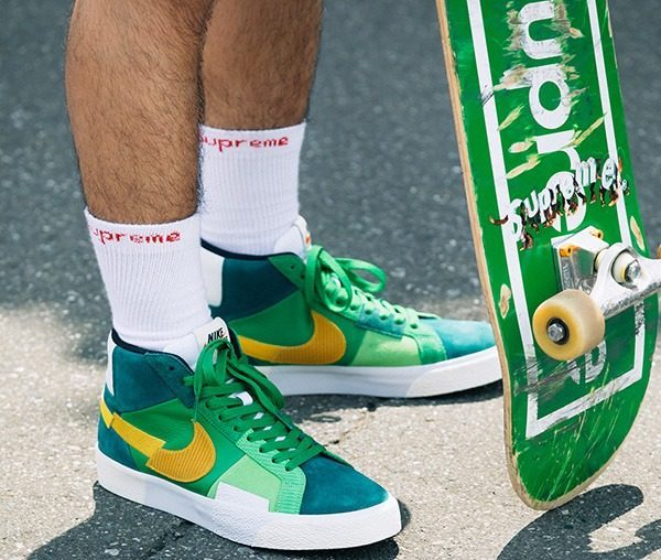 Giày Nike Blazer Mid ‘Mosaic Green’ DA8854-300 - Ảnh 7