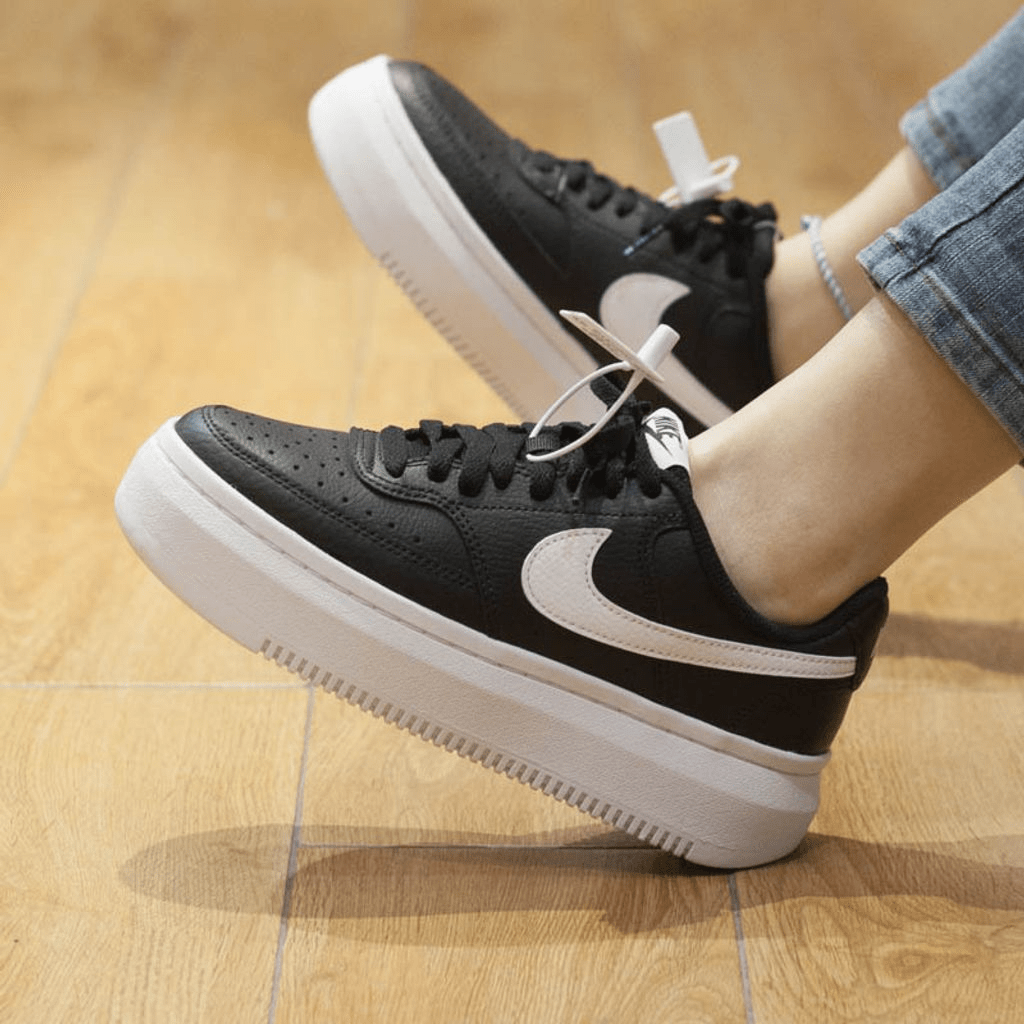 Giày Nike Court Vision Alta 'Black White' DM0113-002 - Ảnh 8