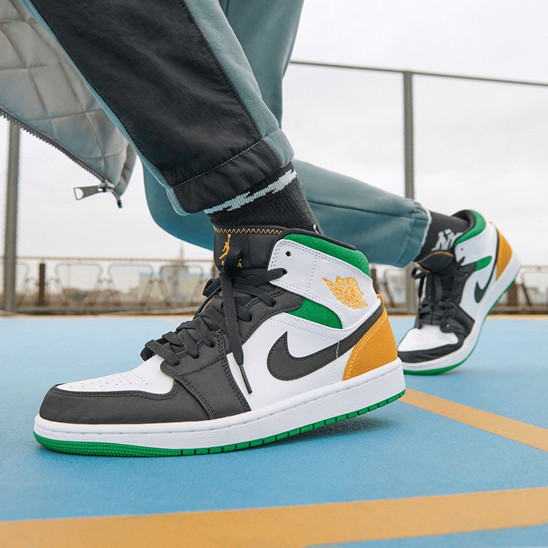 Giày Nike Air Jordan 1 Mid SE 'Oakland' 852542-101 - Ảnh 3