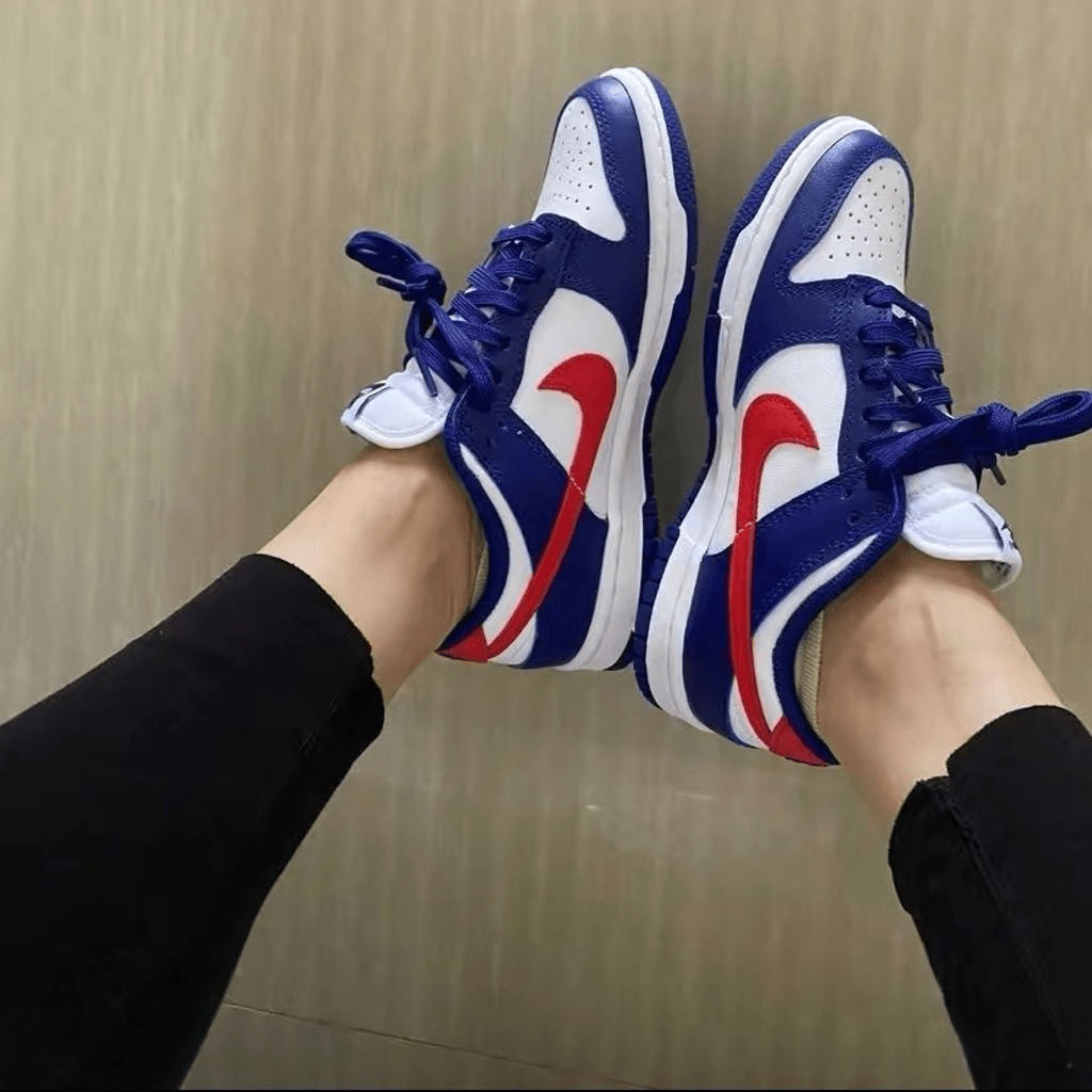 Giày Nike Dunk Low White and University Red 'Multicolor' DD1503-119 - Ảnh 6