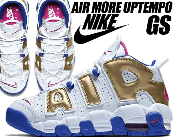 Giày Nike Air More Uptempo GS 'Fuchsia Blast' 415082-106 - Ảnh 6