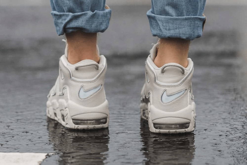 Giày Nike Air More Uptempo GS 'Light Bone' 415082-006 - Ảnh 4