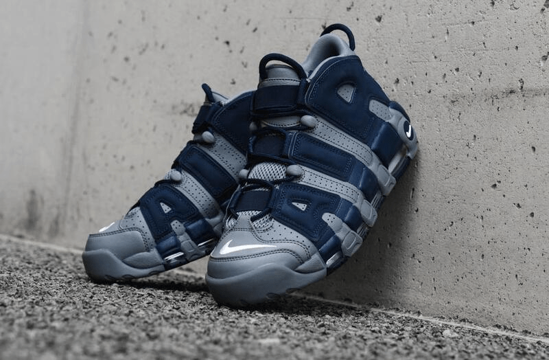 Giày Nike Air More Uptempo GS 'Georgetown Hoyas' 415082-009 - Ảnh 4