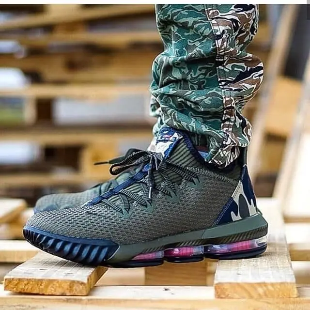 Giày Nike LeBron 16 Low EP 'Camo' CI2669-300 - Ảnh 3