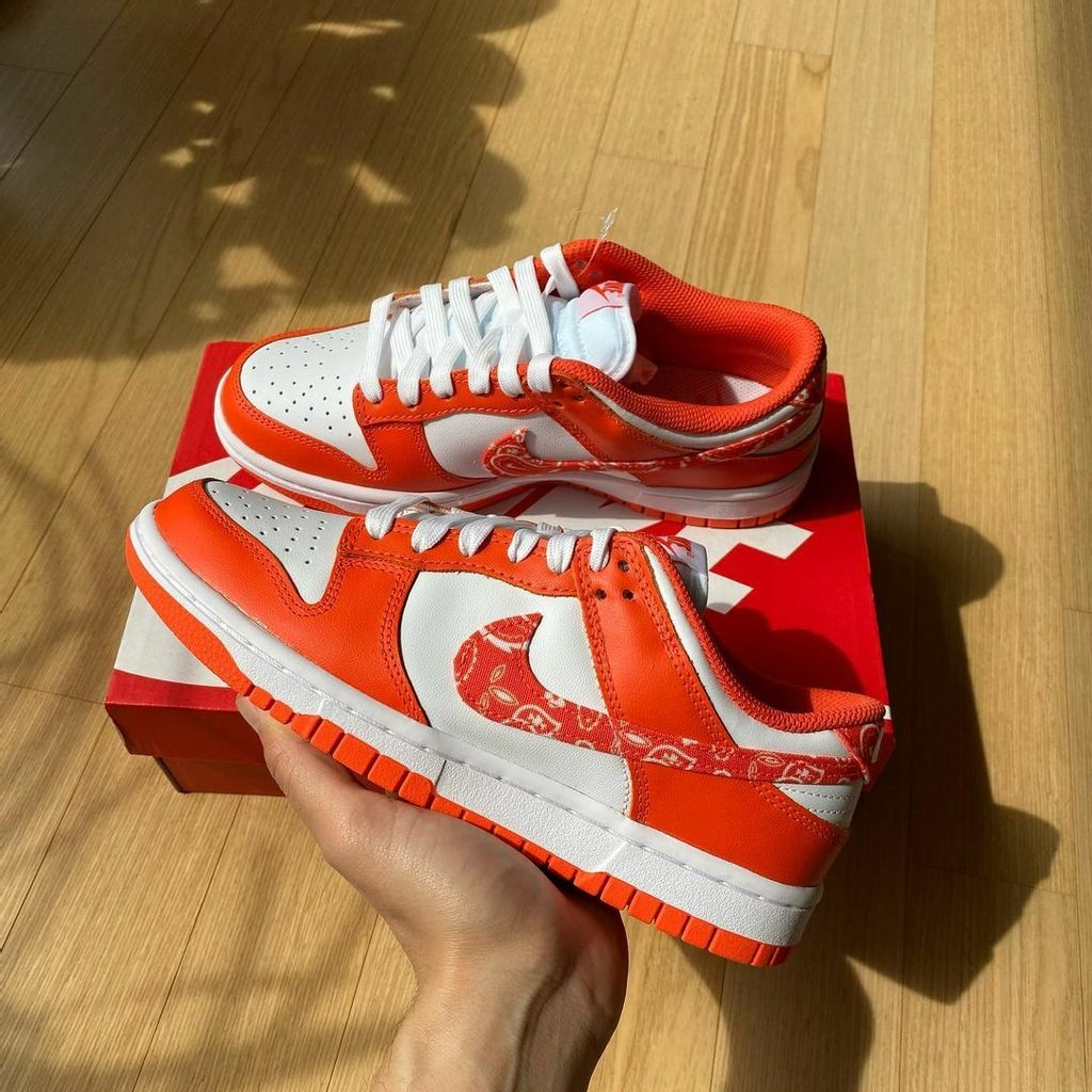 Giày Nike Dunk Low Essential 'Paisley Pack Orange' DH4401-103 - Ảnh 8