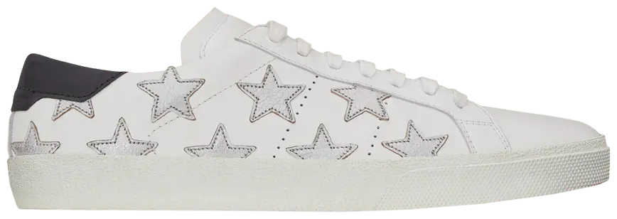 Giày Saint Laurent Wmns Court Classic SL06 'White Metallic' 419197-0MP10-9082