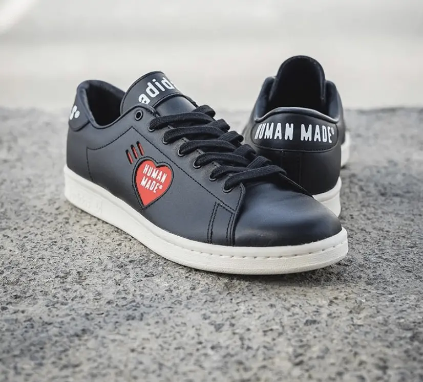 Giày Adidas Human Made x Stan Smith 'Black' FY0736 - Ảnh 4