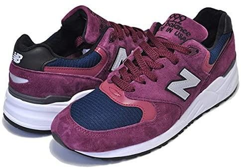 Giày New Balance 999 Made in USA 'Burgundy Navy' M999JTA - Ảnh 2