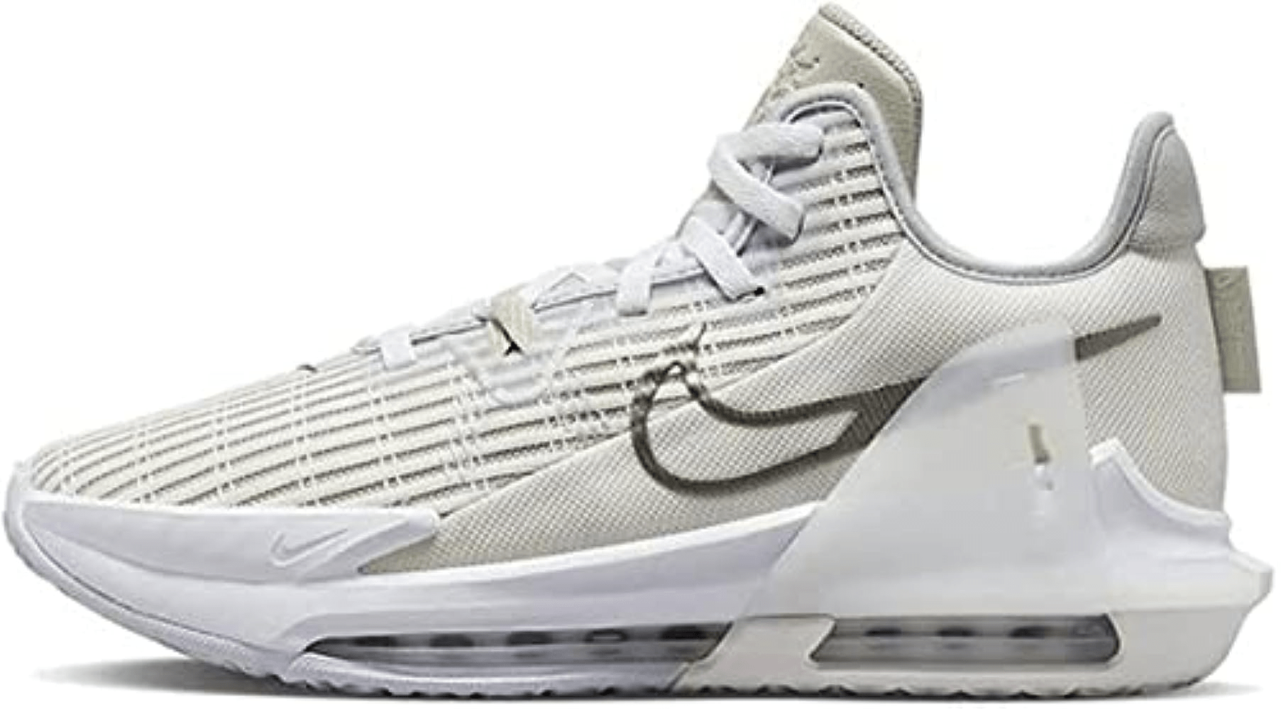 Giày Nike LeBron Witness 6 Summit White Metallic Pewter DC8994-102 - Ảnh 2