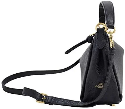 Túi Coach Soft Pebble Leather Shay Crossbody 601 B4 BK - Ảnh 3