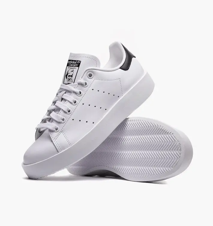 Alternative view of Giày Adidas Stan Smith Bold White Black S75213