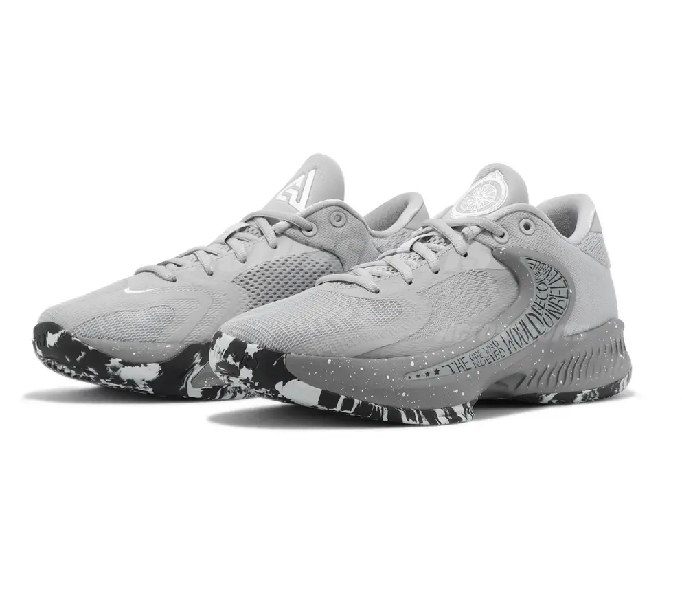 Alternative view of Giày Nike Zoom Freak 4 GS 'Etched in Stone' DQ0553-004